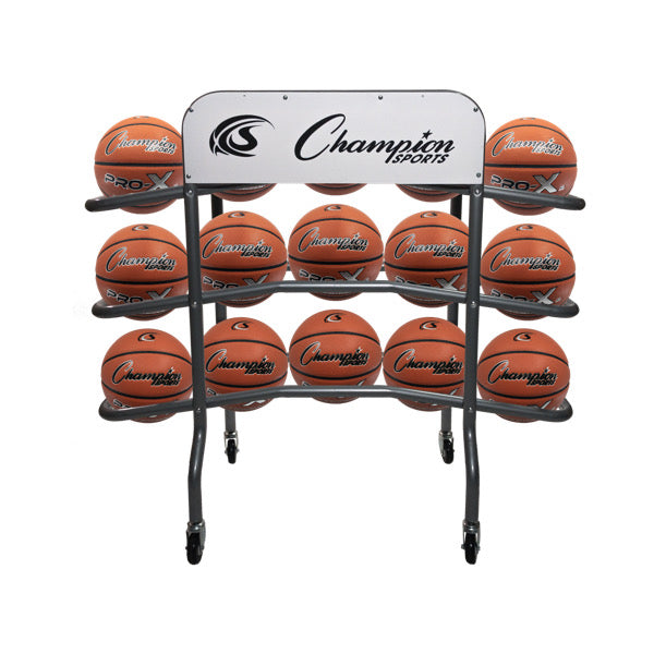 champion sports 3 tier pro basketball rack 1
