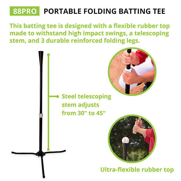 Champion Sports 88Pro Portable Folding Batting Tee