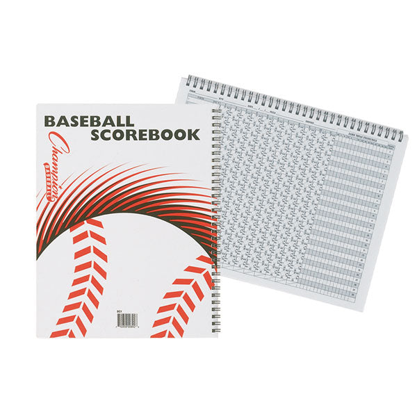 champion sports baseball scorebook