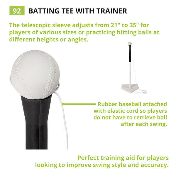 Champion Sports Batting Tee Trainer Anytime Sports Supply