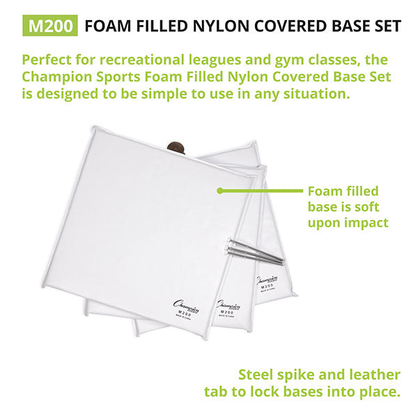 champion sports foam filled quilted cover base set 14" x 14" x 1" info2