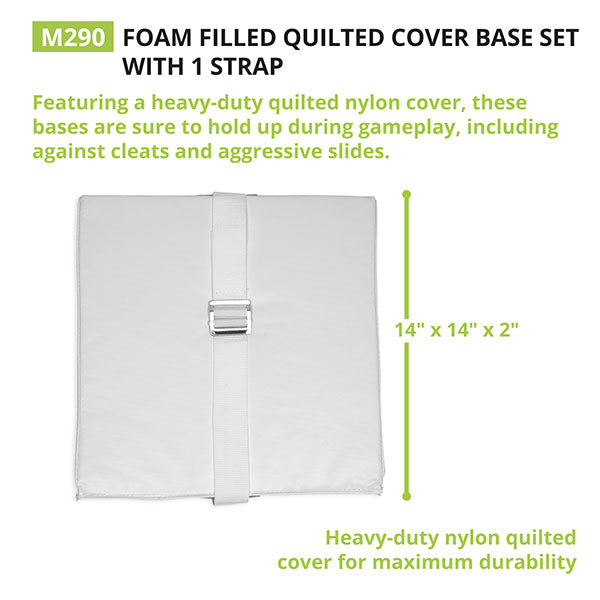 champion sports foam filled quilted cover base set 14" x 14" x 2" info