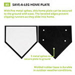 champion sports save a leg home plate specs