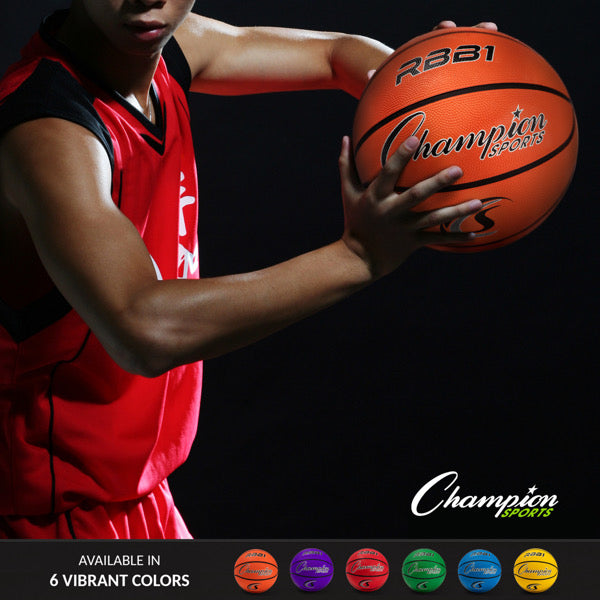 champion sports size 7 rubber basketball info