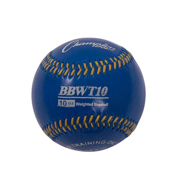 champion sports weighted training baseballs set of 9 blue