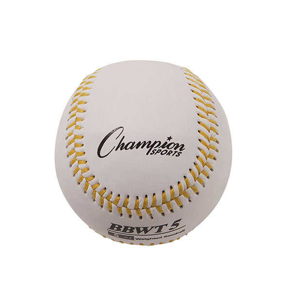 champion sports weighted training baseballs set of 9 white