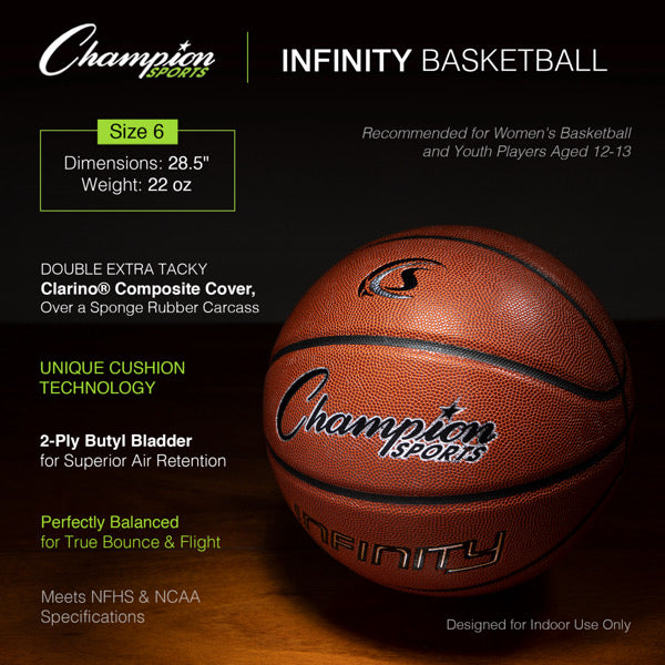 champion sports womens composite basketball specs