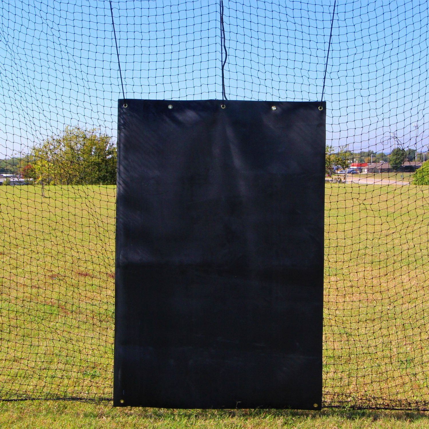 Cimarron Rubber Backstop Net Protector Front View
