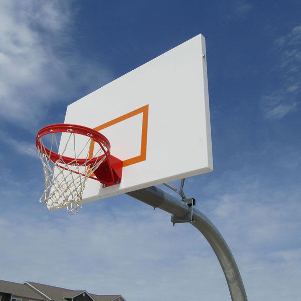First Team Brute Impervia Inground Fixed Height Hoop - 60 Inch Aluminum