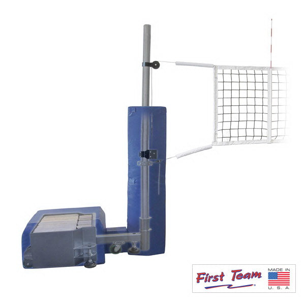 first team portacourt stellar portable recreational volleyball system