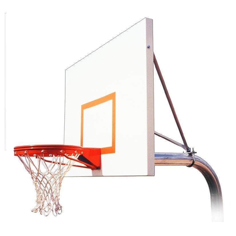 first team ruffneck fixed height in ground basketball goal 14
