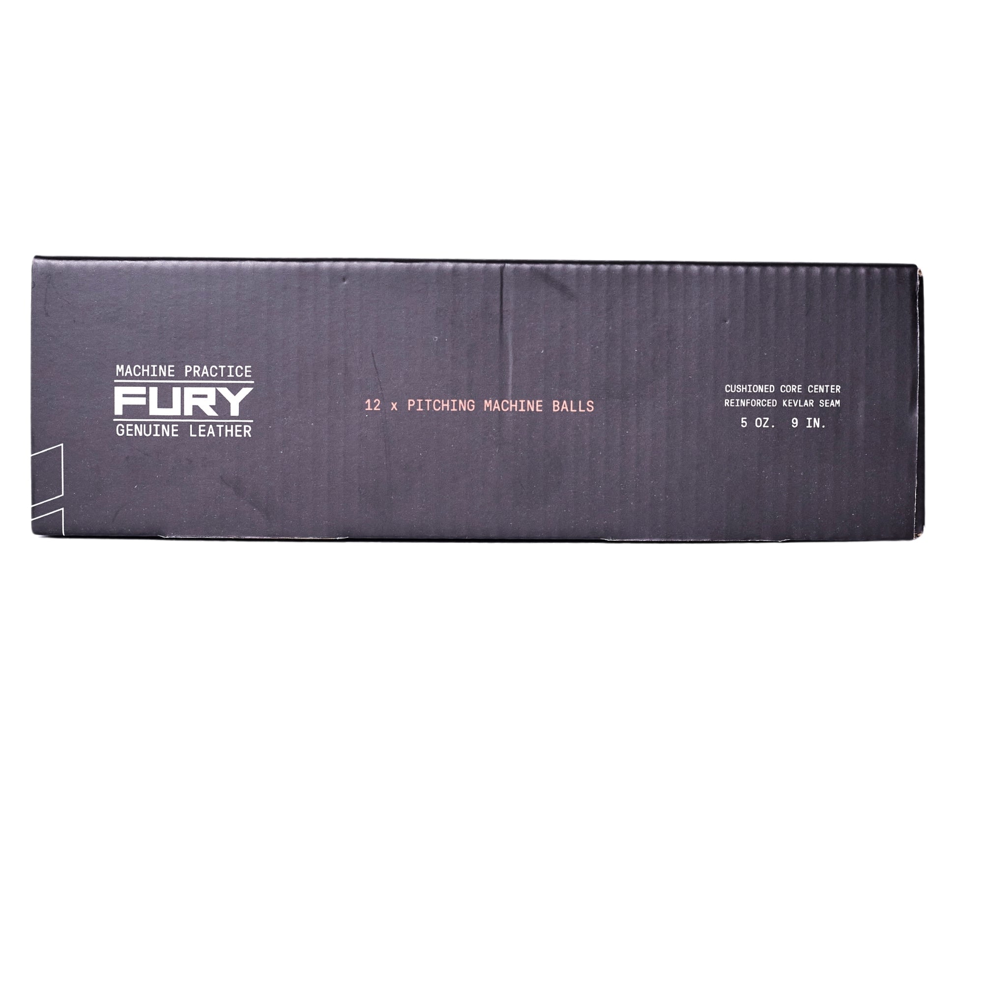 Fury Pitching Machine Baseballs Box