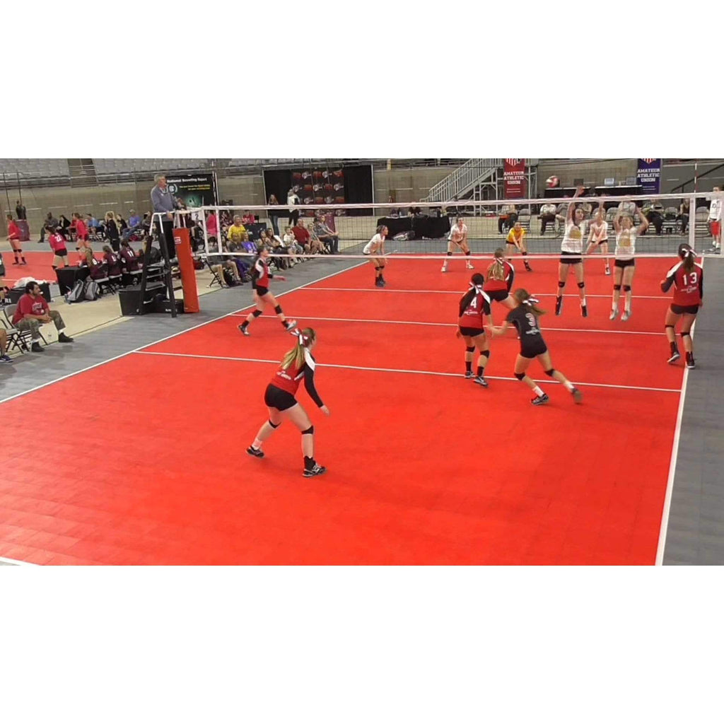 gared gocourt jr one court portable volleyball system 5