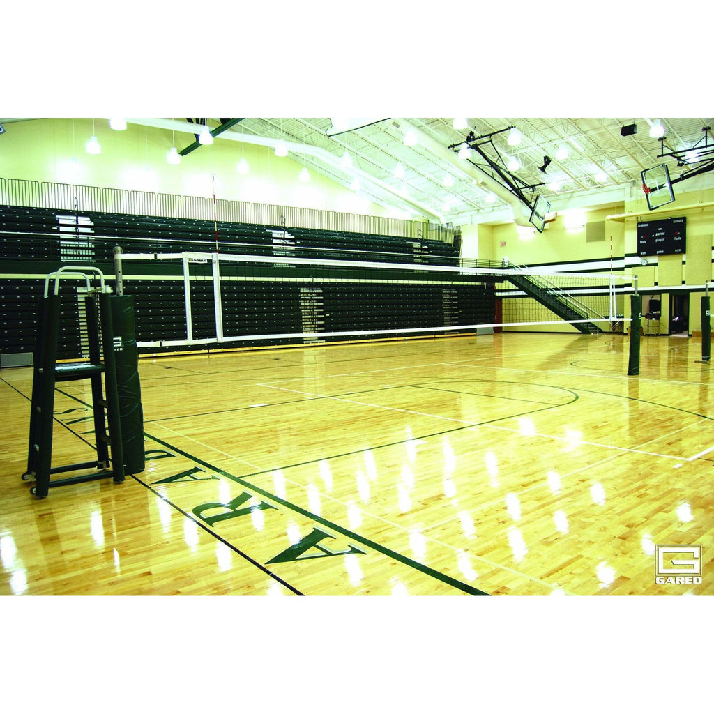 gared omnisteel 3 od one court volleyball system