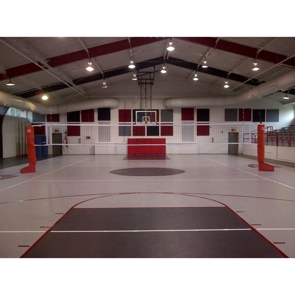 gared volleyball post above floor sleeve pad 2