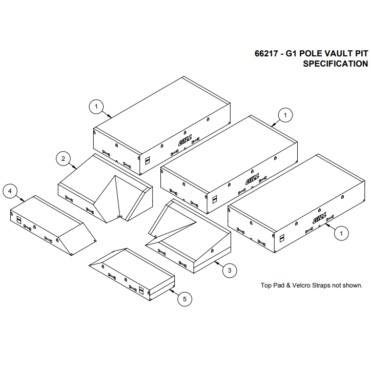 Gill G1 Pole Vault Landing Pit