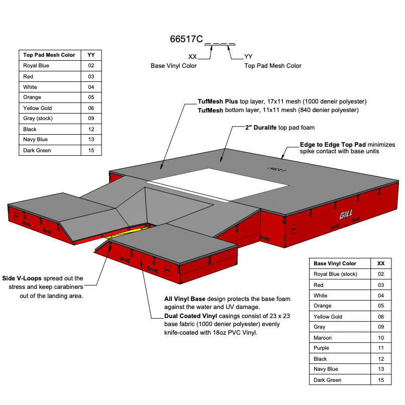 Gill G6 Pole Vault Landing Pit