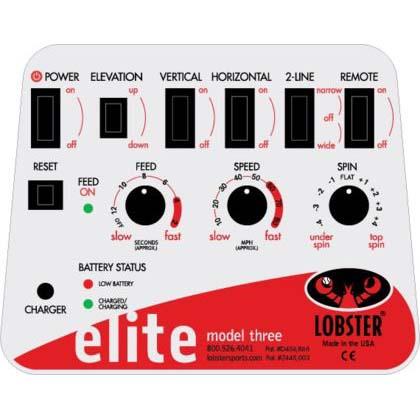 Lobster Sports Elite Three Portbale Tennis Machine - Pitch Pro Direct