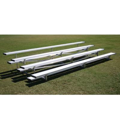 Four Rows Low Rise Aluminum Bleachers