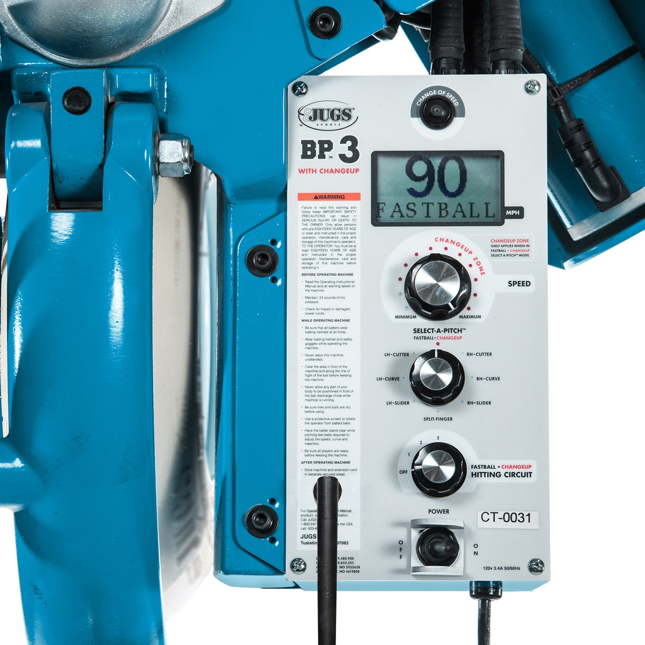 Jugs BP®3 Baseball Pitching Machine