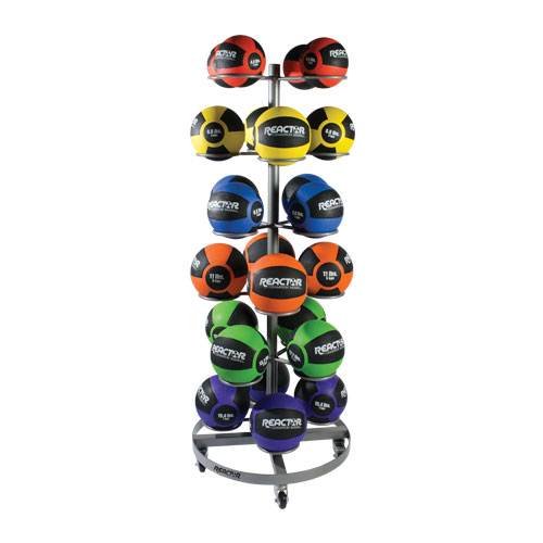 6-Tier Rolling Medicine Ball Rack