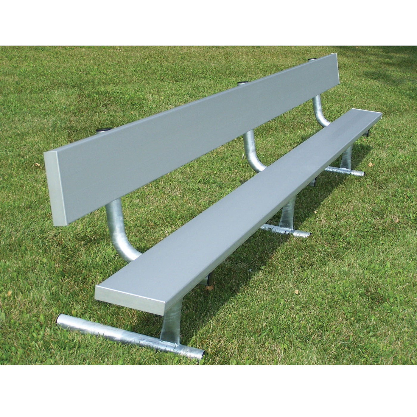 trigon sports 8 portable team bench with back