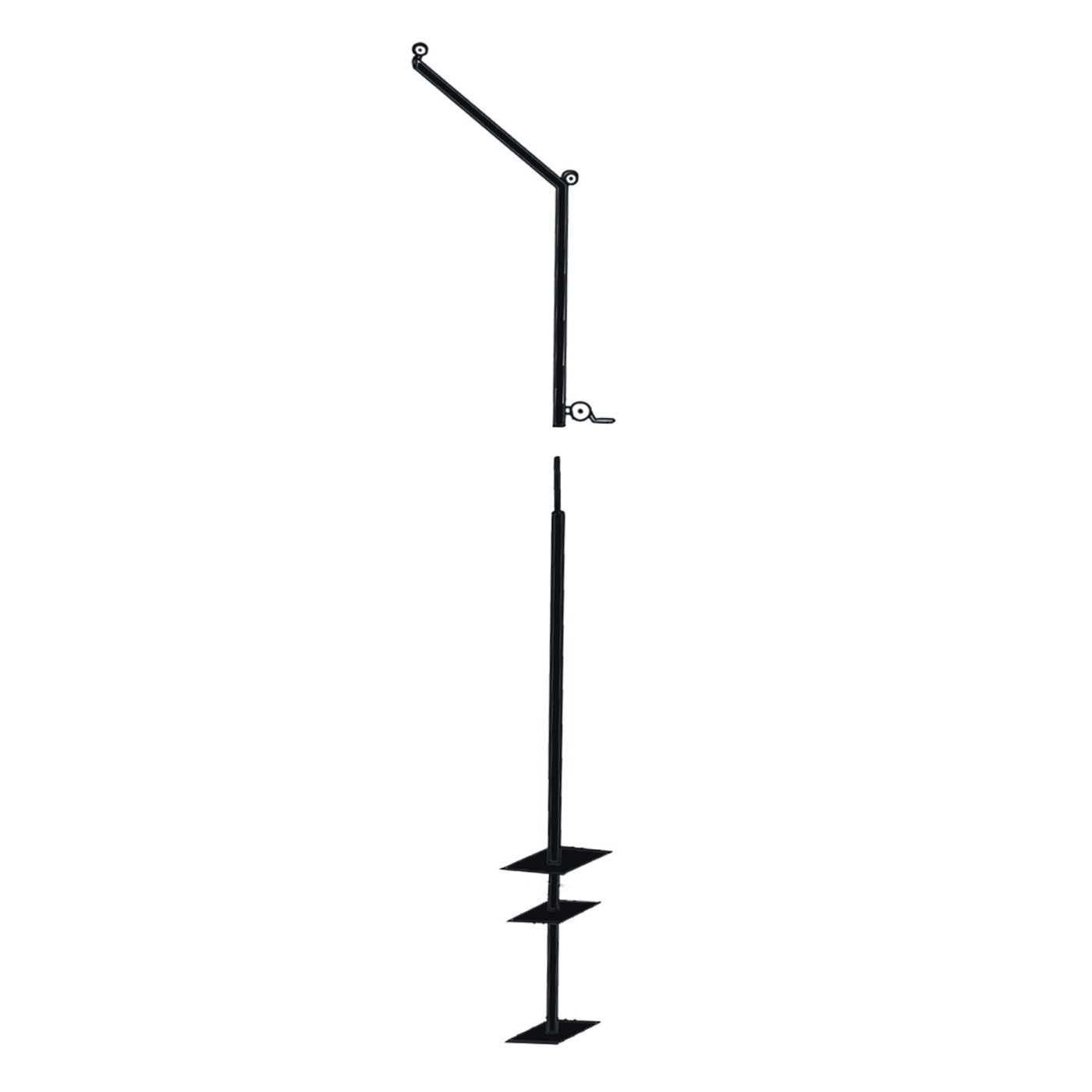 trigon sports cantilever batting cage pole