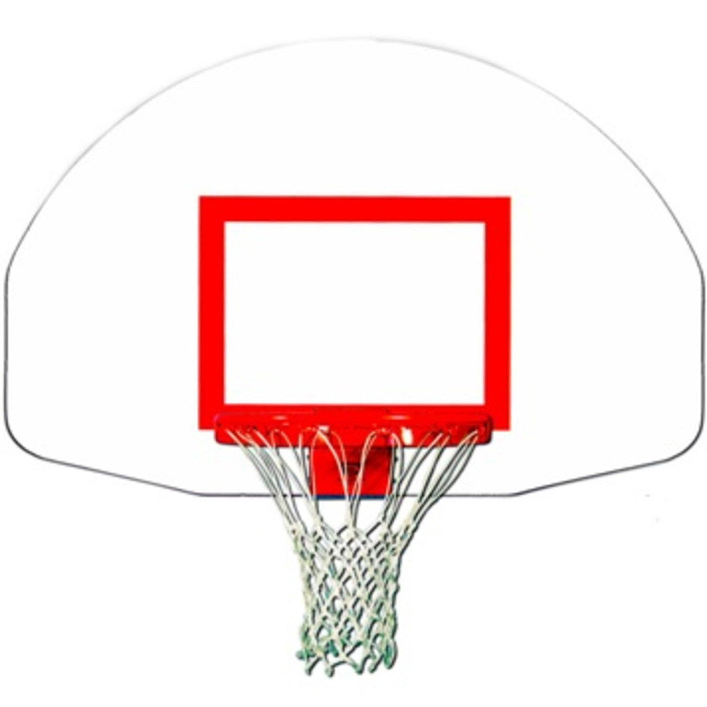 trigon sports fan shaped steel backboard with target