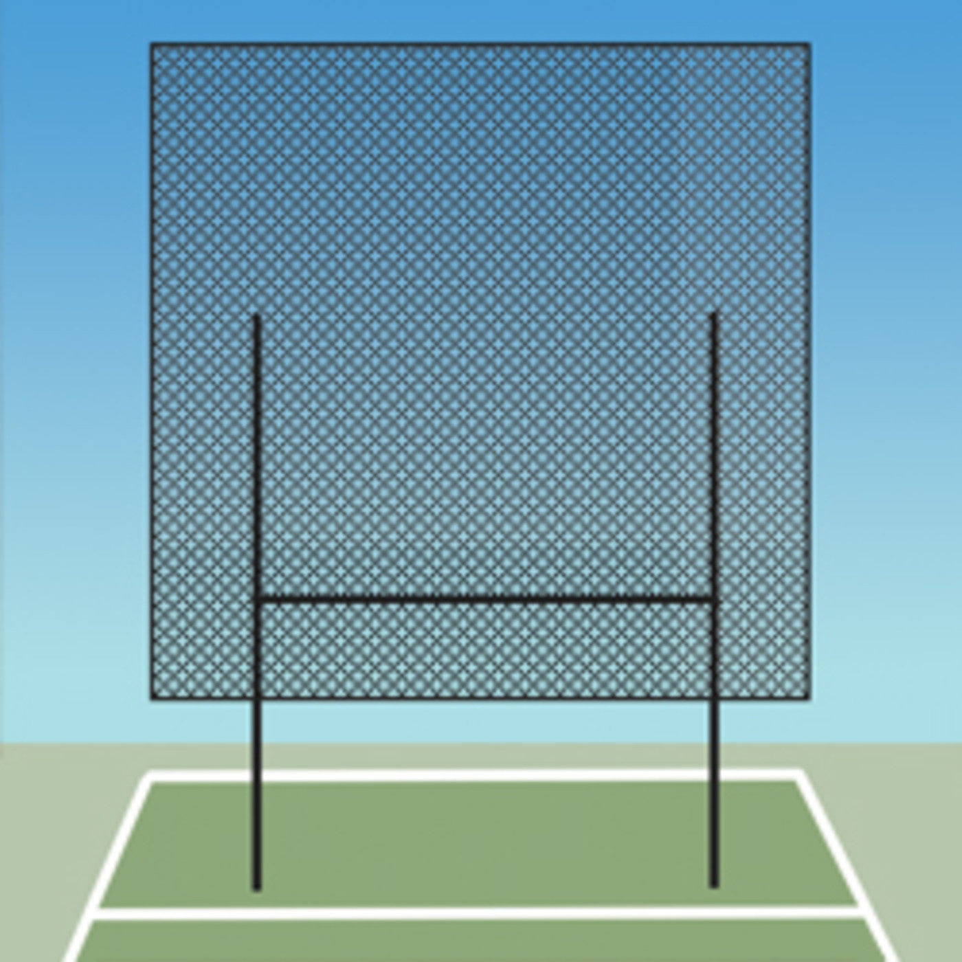 trigon sports football goal post net