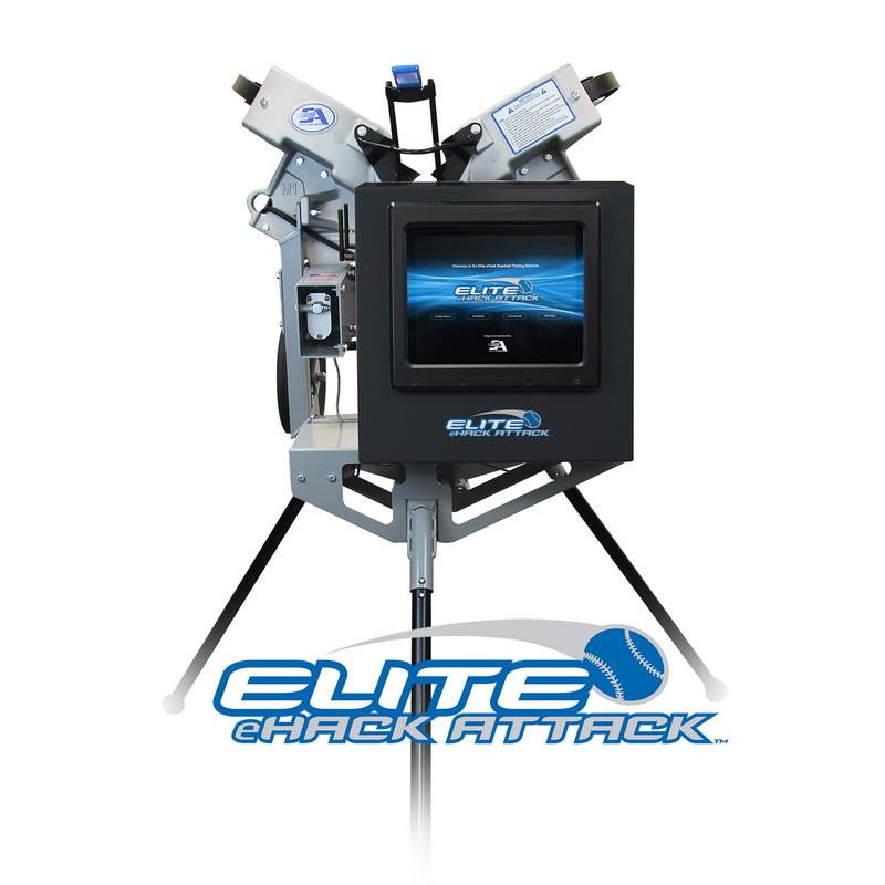 Elite eHack Attack Pitching Machine for Baseball