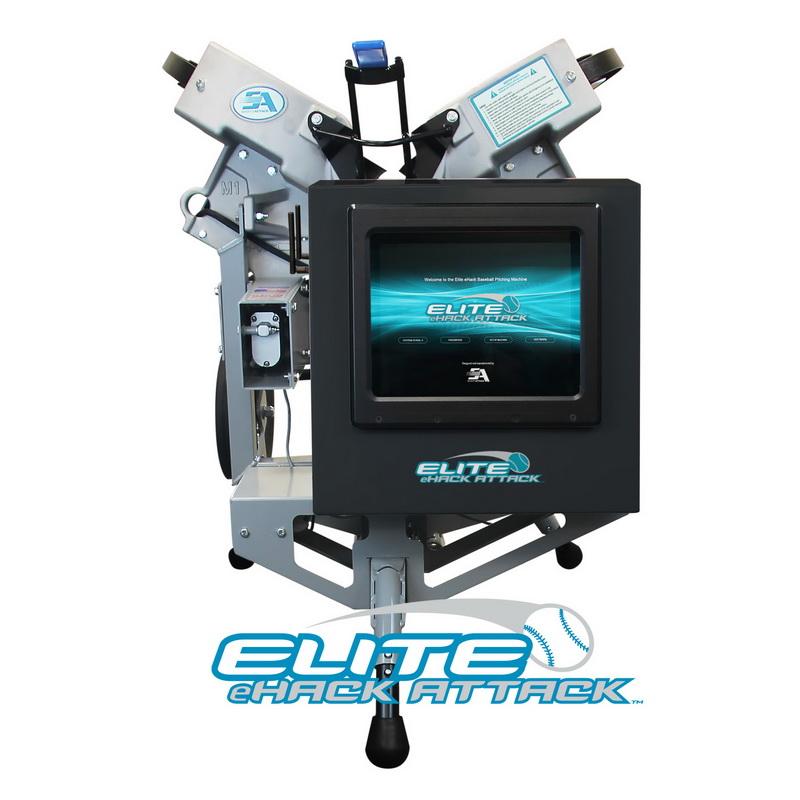 Elite eHack Attack Pitching Machine for Baseball