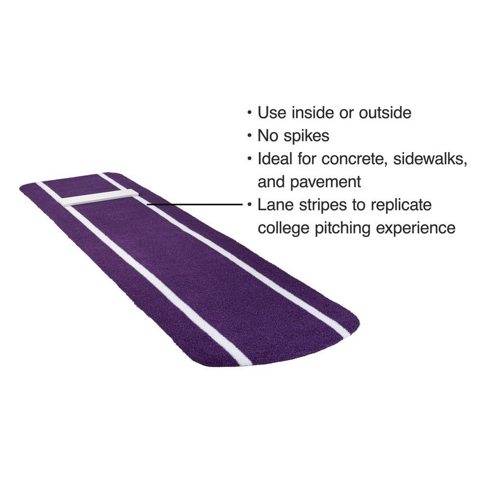 Portolite Signature Softball Pitching Mat with Power Line