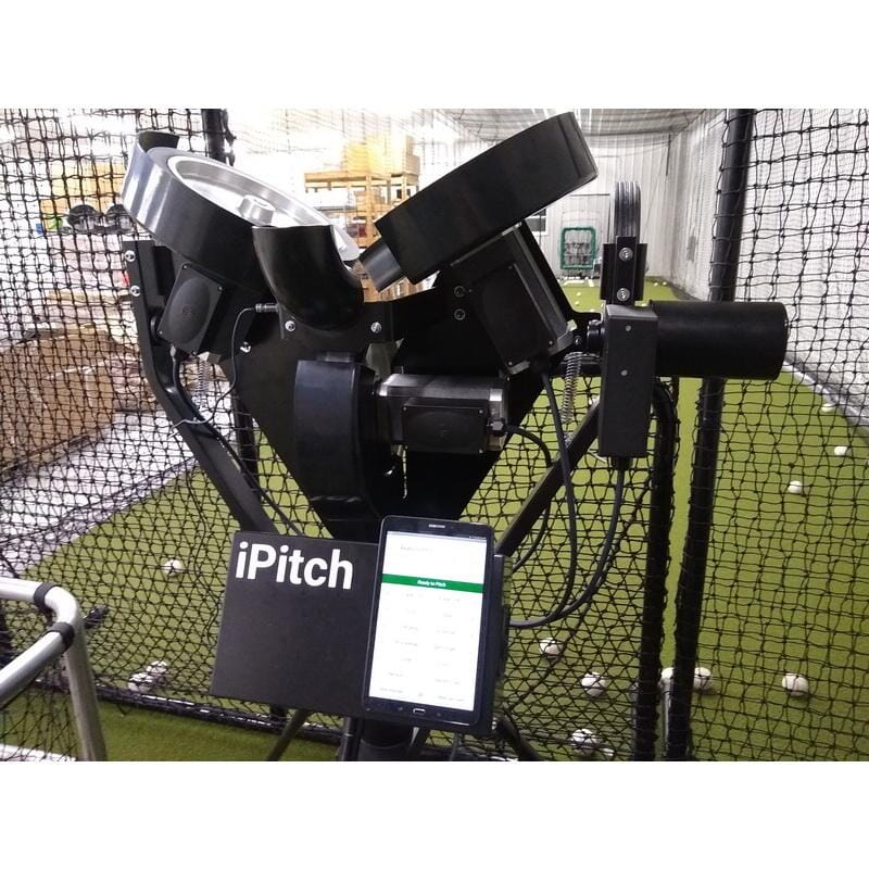 Spinball iPitch Programmable 3 Wheel Pitching Machine