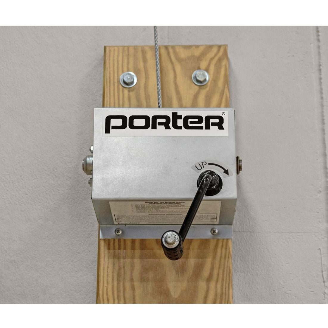 Porter Manual Winch - Worm Gear