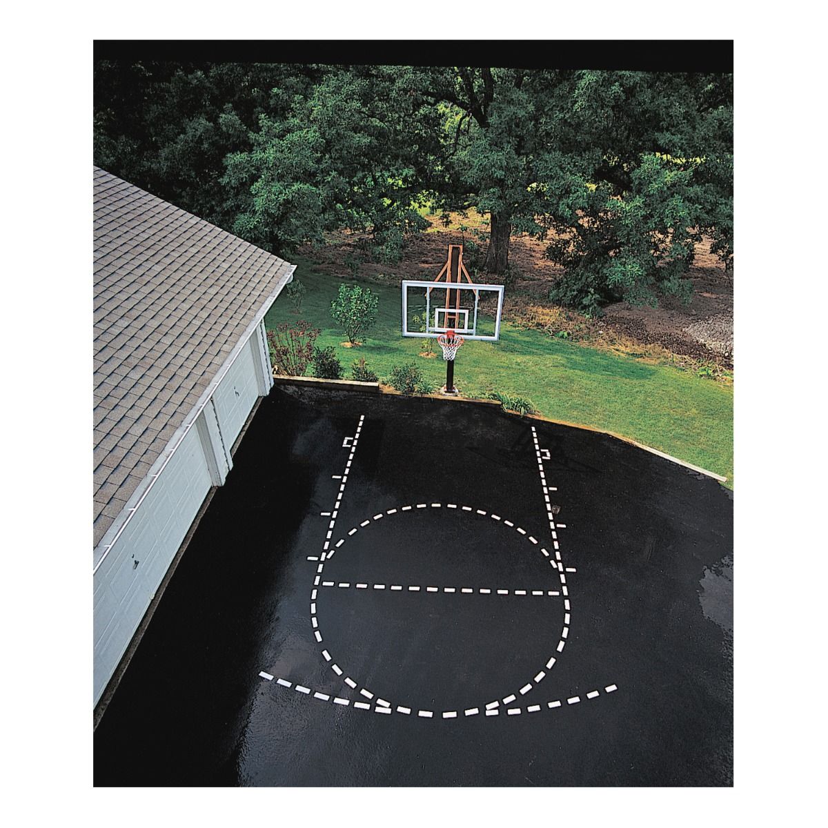 Porter Basketball Court Stencil Kit