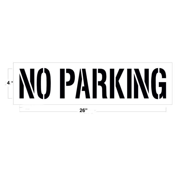 Newstripe No Parking Stencils