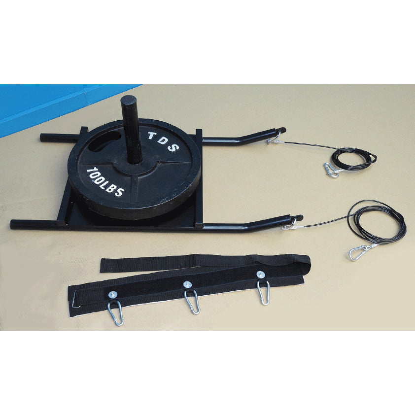 New York Barbells C-1155 Power Drag Sled with Harness