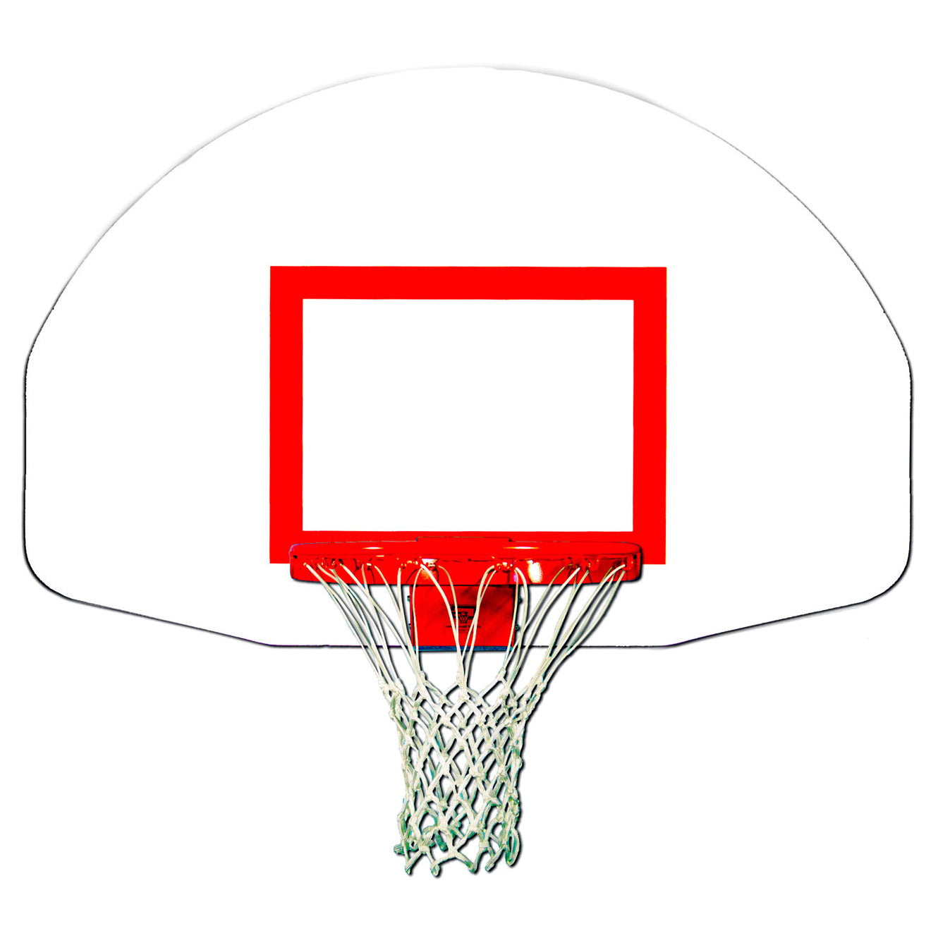 Gared Durable Fan-Shape Marked Steel Basketball Backboard