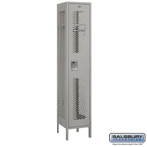 Salsbury 15" Wide Single Tier Vented Metal Locker - 1 Wide