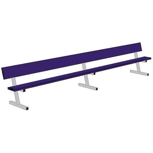 Jaypro 15' Player Bench w/Seat Back (Portable) - Pitch Pro Direct