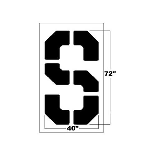 Newstripe 72 Inch Bold Block Letters Stencil