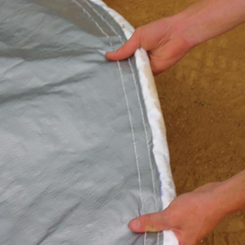 Weighted Pitcher's Mound Tarp Cover 18' - Pitch Pro Direct