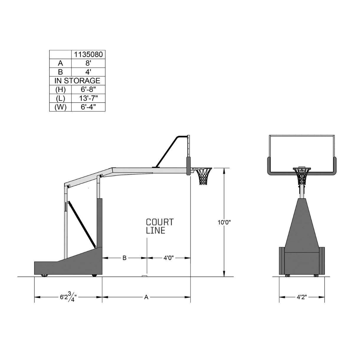 Porter Competition Portable Basketball Goal