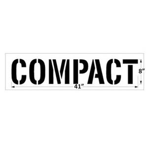 Newstripe Compact Parking Lot Stencils