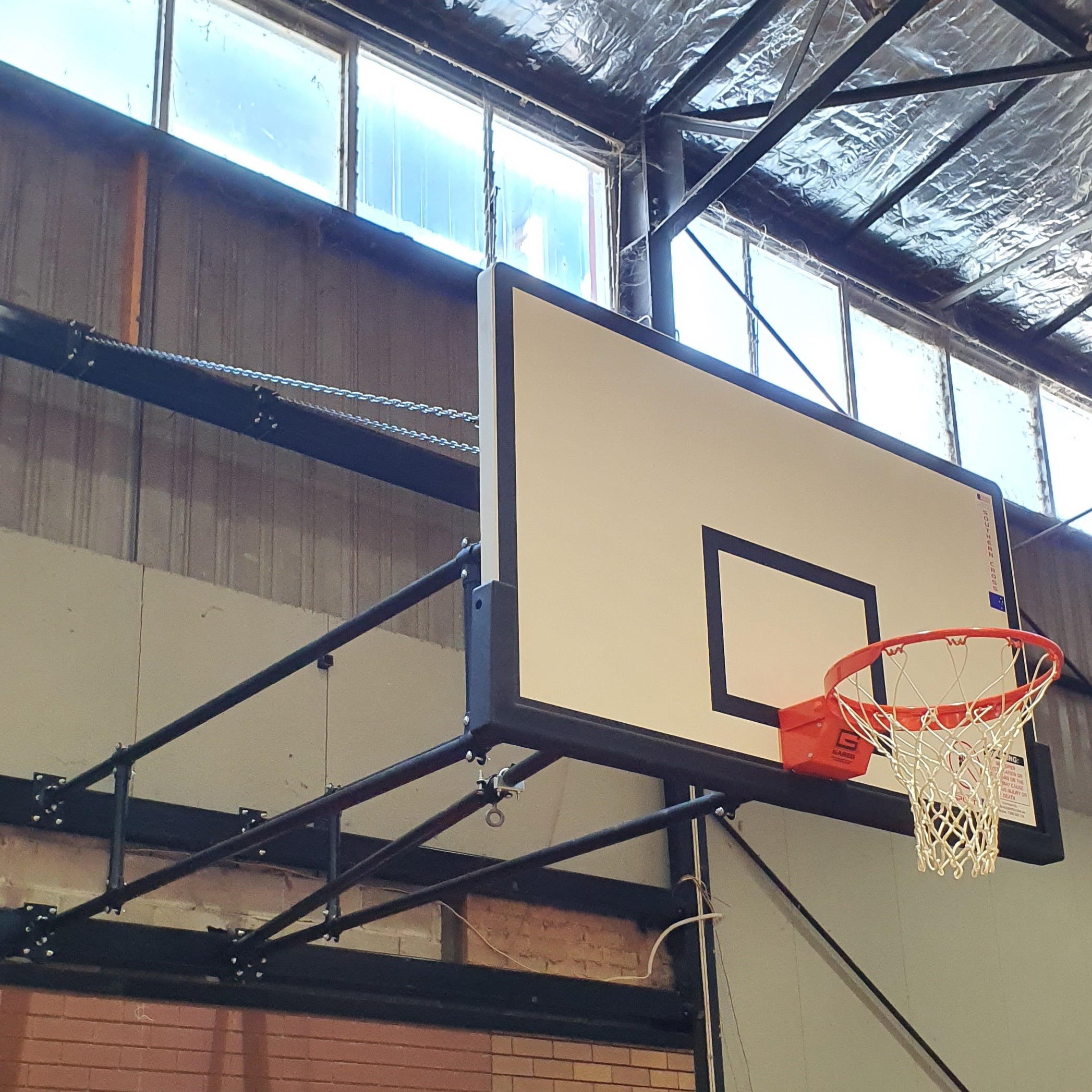 Gared Lightweight Full Sized Fiberglass Basketball Backboard