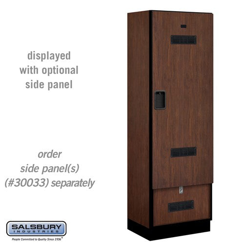 Salsbury 24" Wide Designer Wood Gear Locker