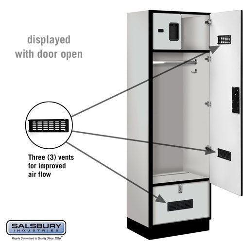 Salsbury 24" Wide Designer Wood Gear Locker