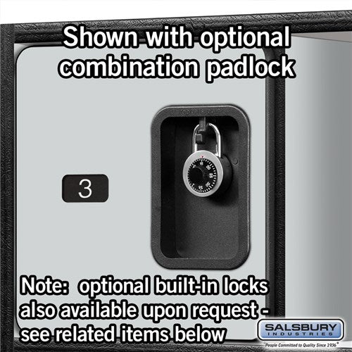 Salsbury 24" Wide Designer Wood Gear Locker