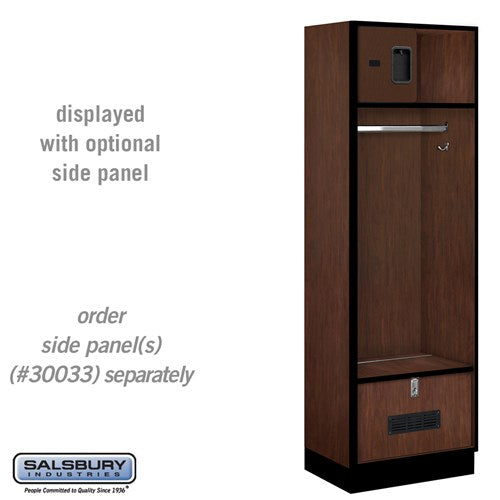 Salsbury 24" Wide Designer Wood Open Access Locker