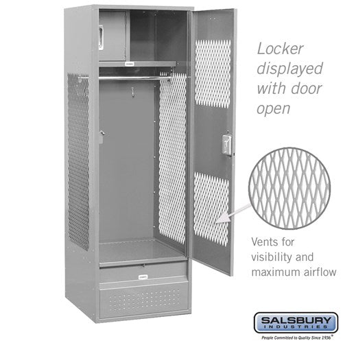 Salsbury 24" Wide Vented Gear Metal Locker